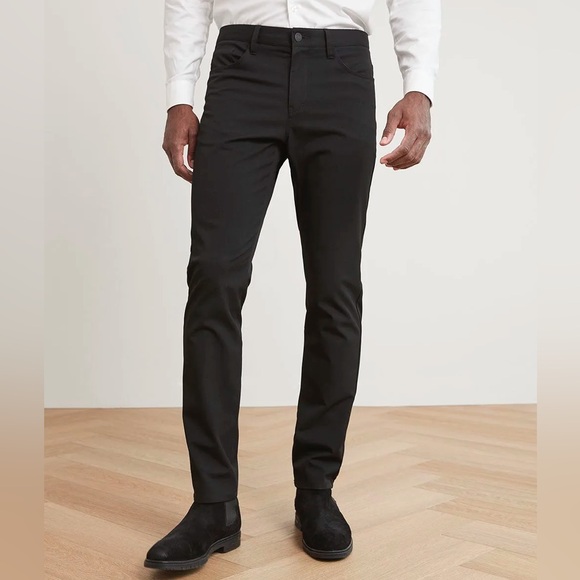 RW&CO Men’s Black 5-Pocket City Pants Slim Fit Size 32x32 - Picture 1 of 5